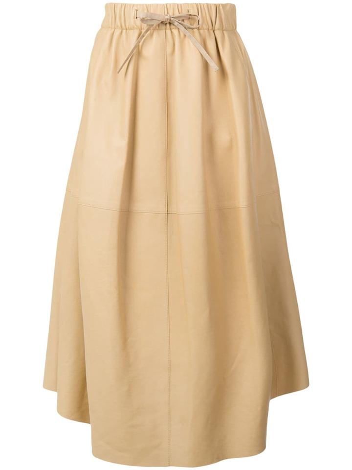 Vince Drape Panel Skirt - Neutrals