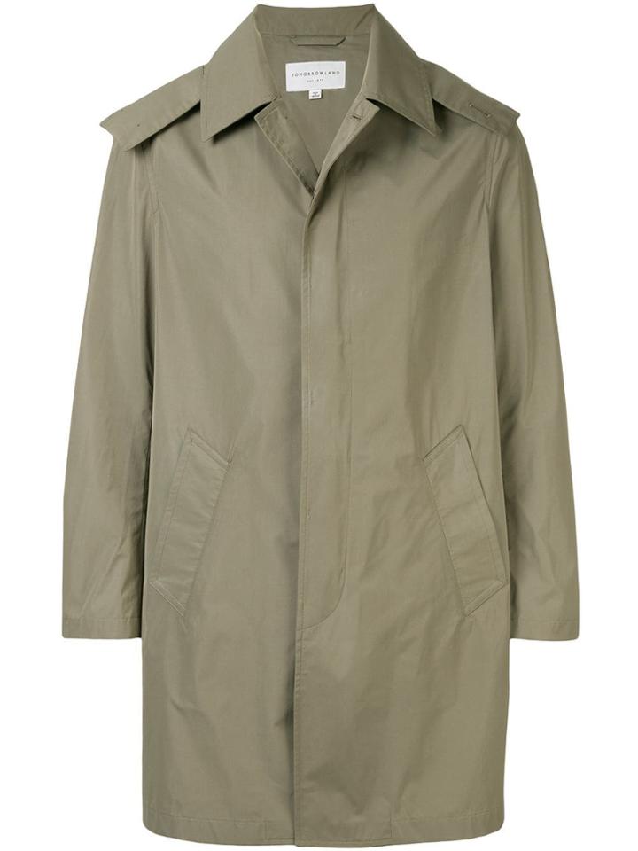Tomorrowland Trench Style Coat - Green