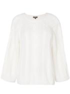 N.peal Boxy Lightweight Jumper - White
