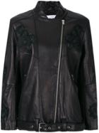 Iro Embroidered Floral Jacket - Black