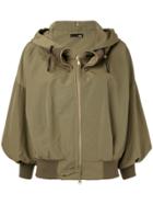 Frei Ea Hooded Bomber Jacket - Green