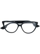 Mcq By Alexander Mcqueen Eyewear - Cat Eye Glasses - Unisex - Acetate - One Size, Black, Acetate