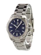 'aquaracer Calibre 5' Analog Watch, Adult Unisex, Stainless Steel, Tag Heuer