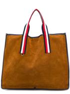 Tommy Hilfiger Striped Handle Tote - Brown