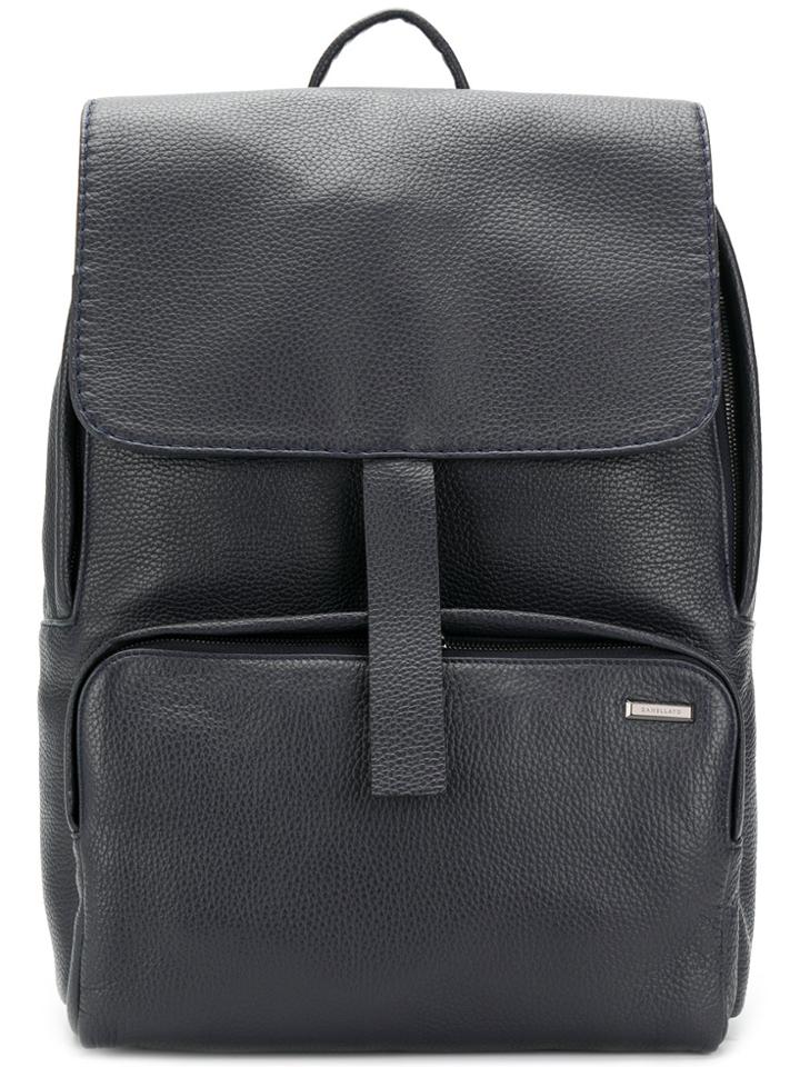 Zanellato Flap Backpack - Blue