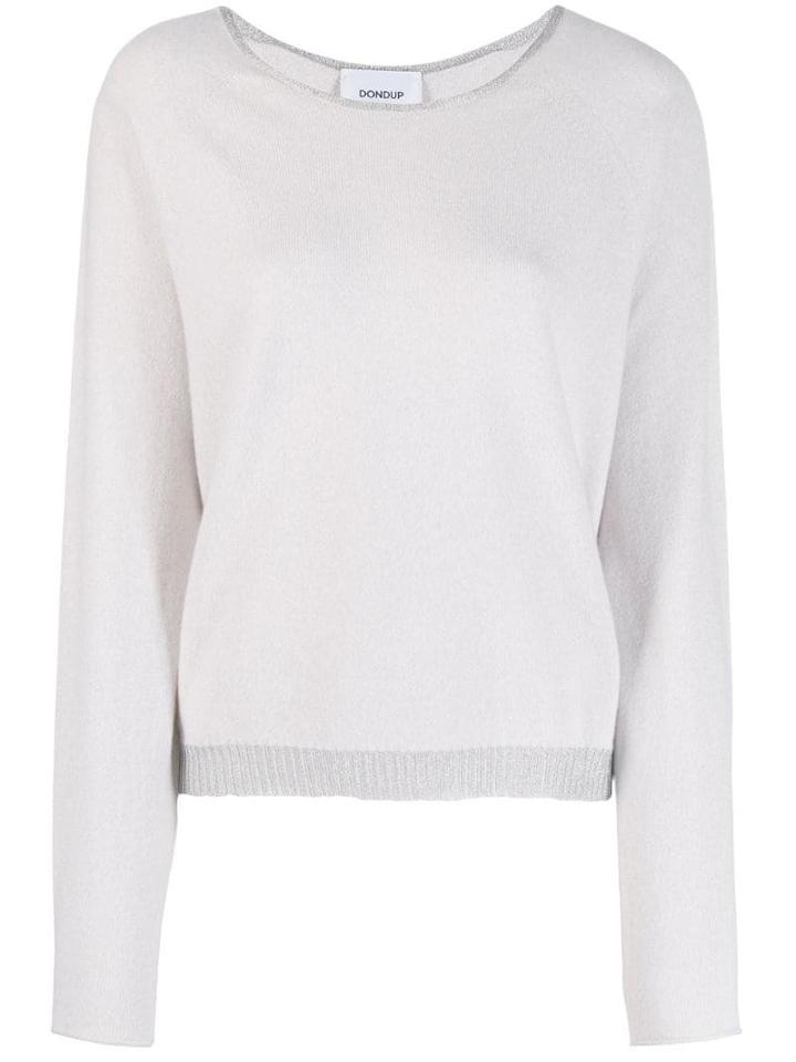 Dondup Glitter Detail Jumper - Neutrals
