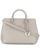 Furla Removable Strap Tote, Women's, Grey, Leather