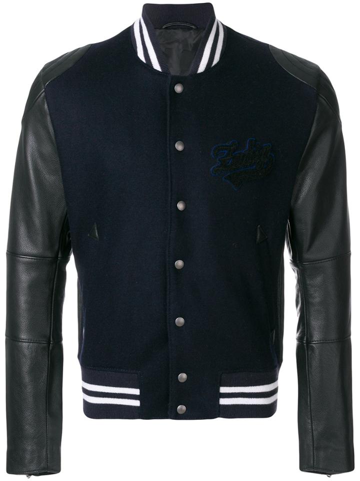Zadig & Voltaire Leddy Teddy Bomber Jacket - Blue