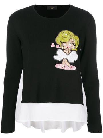 Lédition Layered Sweater - Black