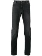 Closed Straight-leg Jeans, Men's, Size: 32, Black, Cotton/spandex/elastane