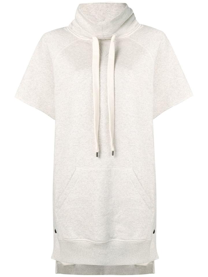 Philosophy Di Lorenzo Serafini High Neck Sweatshirt Dress - Neutrals