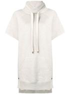Philosophy Di Lorenzo Serafini High Neck Sweatshirt Dress - Neutrals