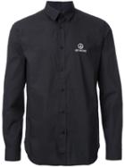 Love Moschino Chest Logo Shirt, Men's, Size: Xl, Black, Cotton