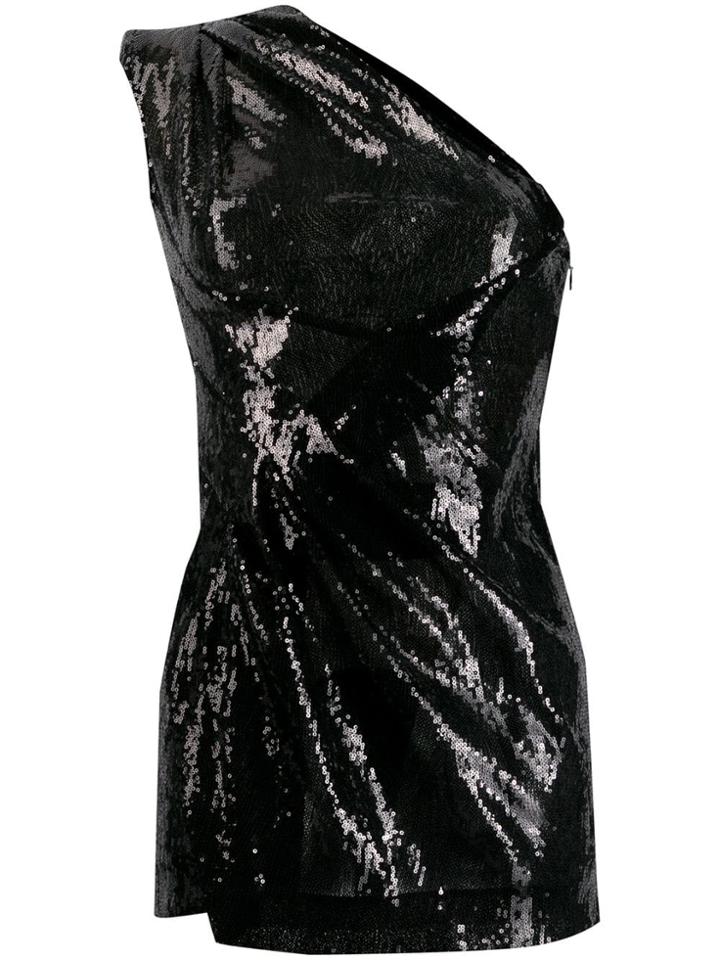 Dsquared2 Sequinned One-shoulder Dress - Black