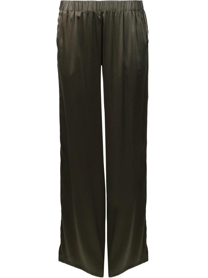 P.a.r.o.s.h. 'silsix' Trousers, Women's, Size: 38, Green, Silk