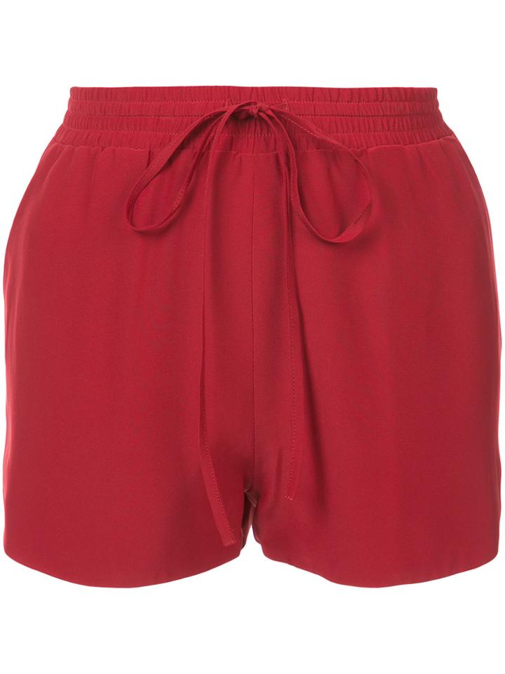 Robert Rodriguez Drawstring Mini Shorts - Red
