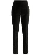 Rosie Assoulin Split Hem Cotton Trousers - Black