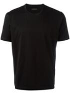 Z Zegna Classic T-shirt, Men's, Size: Large, Black, Cotton