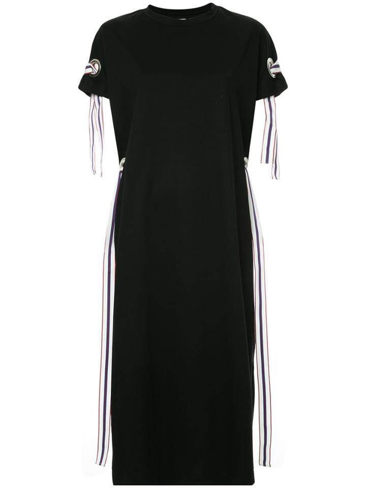 Maison Mihara Yasuhiro Line Tape T-shirt Dress - Black