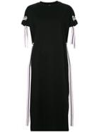Maison Mihara Yasuhiro Line Tape T-shirt Dress - Black