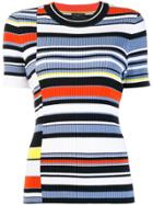 Rag & Bone Colour-block Fitted T-shirt - Blue