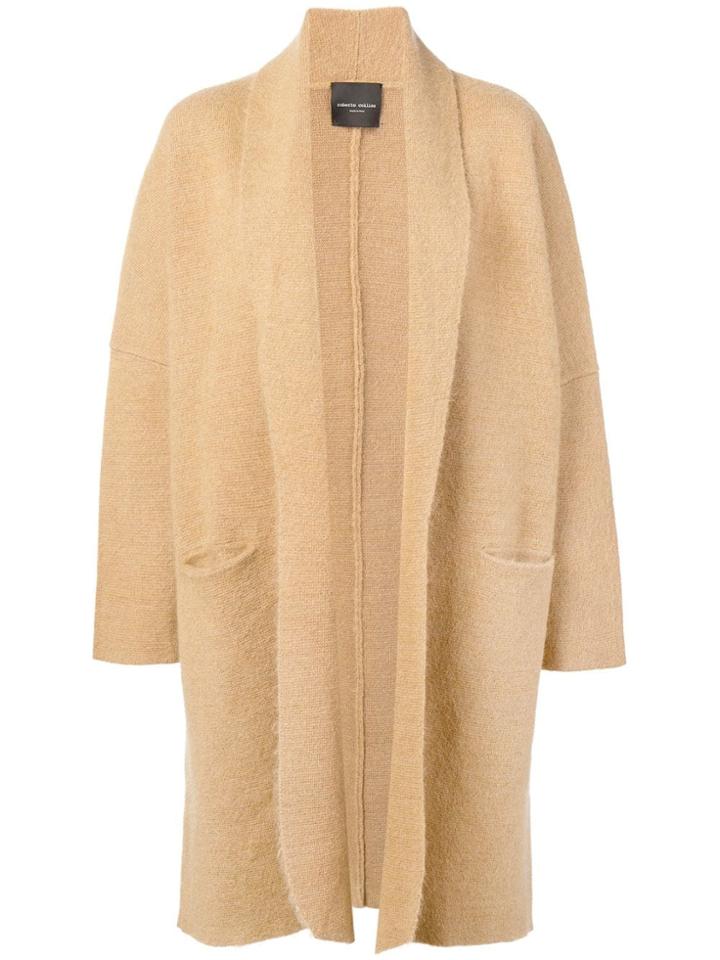 Roberto Collina Loose Cardi-coat - Nude & Neutrals