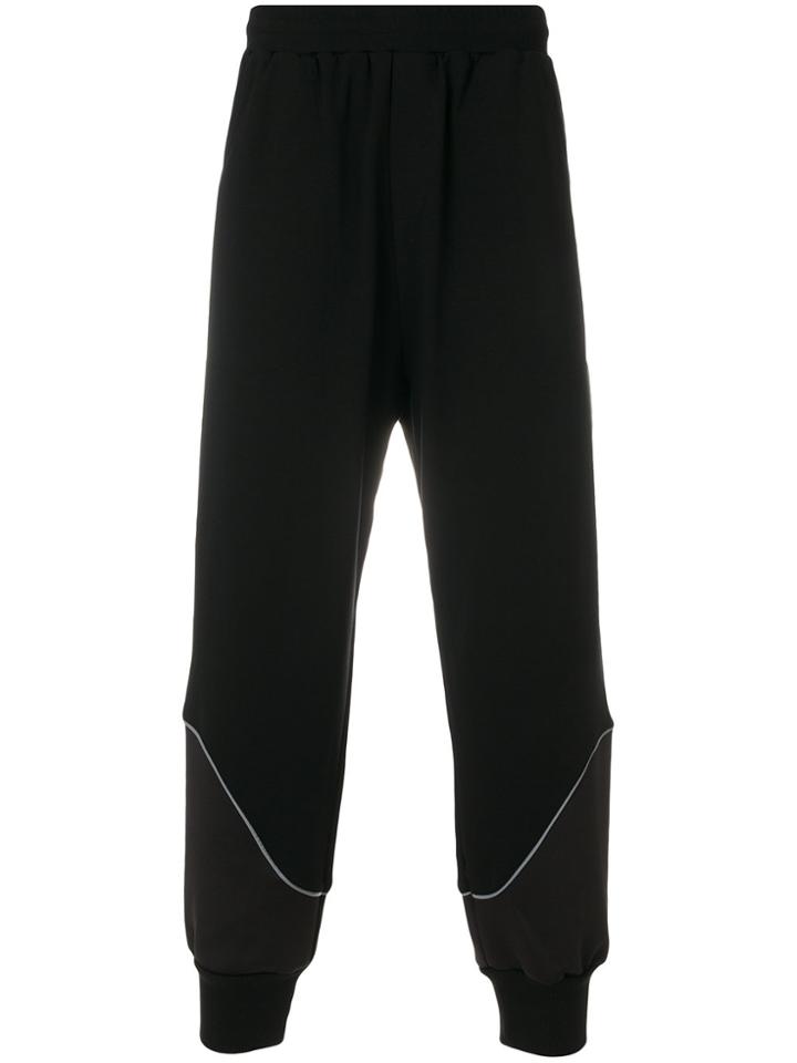 Dirk Bikkembergs Elasticated Cuff Track Pants - Black