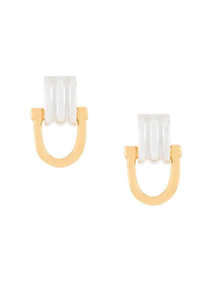 Wouters & Hendrix A Wild Original! Dangling Clasp Stud Earring -