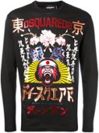 Dsquared2 Embroidered Long Sleeved T-shirt