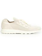 Wings+horns Lace-up Sneakers - White
