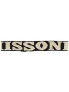 Missoni Mare Contrast Logo Headband - Black