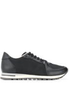 Canali Tone On Tone Mesh Sneakers - Black