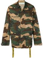Off-white Camouflage Military Jacket - Multicolour