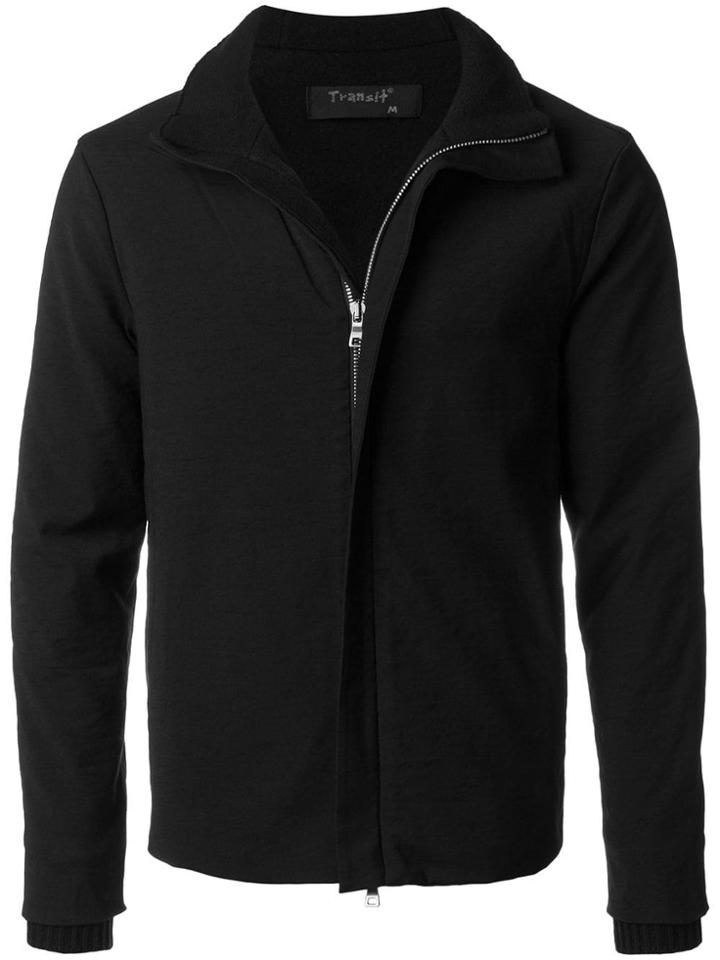 Transit Zipped Fleece Jacket - Black