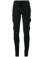 Haider Ackermann Slim-fit Utility Trousers, Women's, Size: Xs, Black, Cotton/spandex/elastane/wool