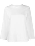 Toteme Fluted Sleeve T-shirt - White