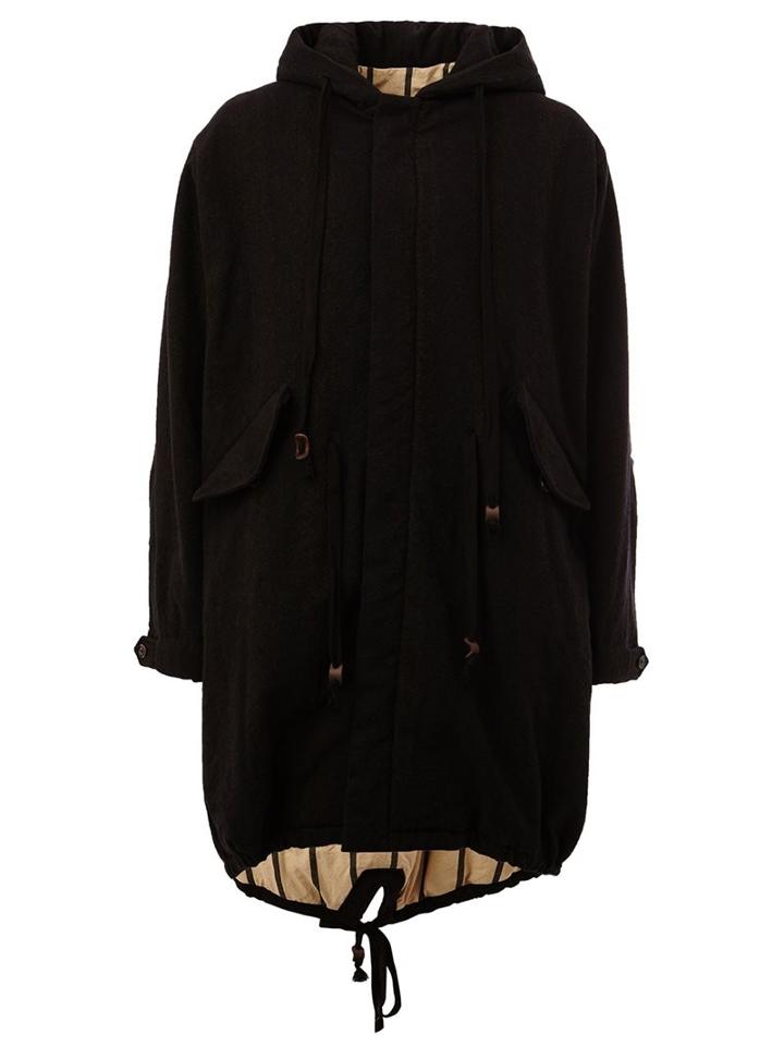 Uma Wang Mid-length Hooded Coat