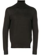 Les Hommes Strap Detail Jumper - Black