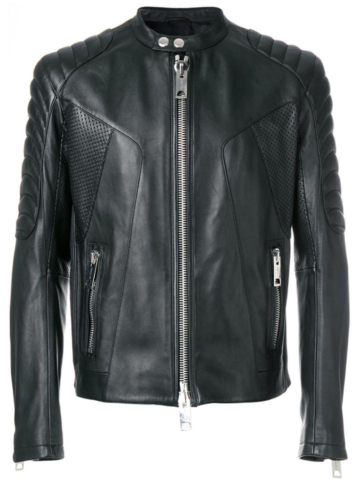 Les Hommes Moto Jacket - Black