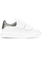 Alexander Mcqueen Extended Sole Sneakers, Women's, Size: 38.5, White, Leather/rubber