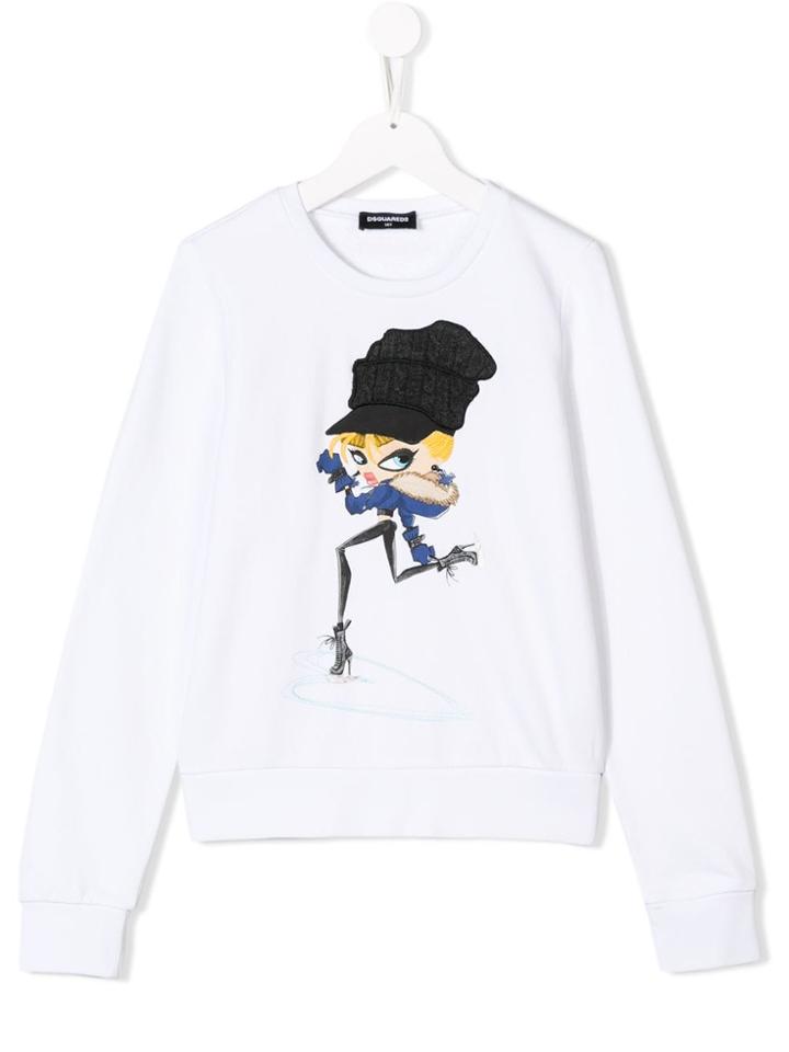 Dsquared2 Kids Dsquared2 Kids Dq02ydd00g4 Dq858 - White