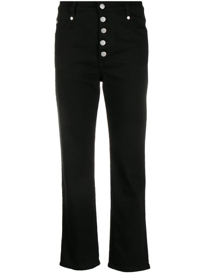 Miaou Cropped Trousers - Black