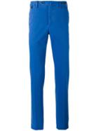 Pt01 - Tapered Trousers - Men - Cotton/spandex/elastane - 54, Blue, Cotton/spandex/elastane