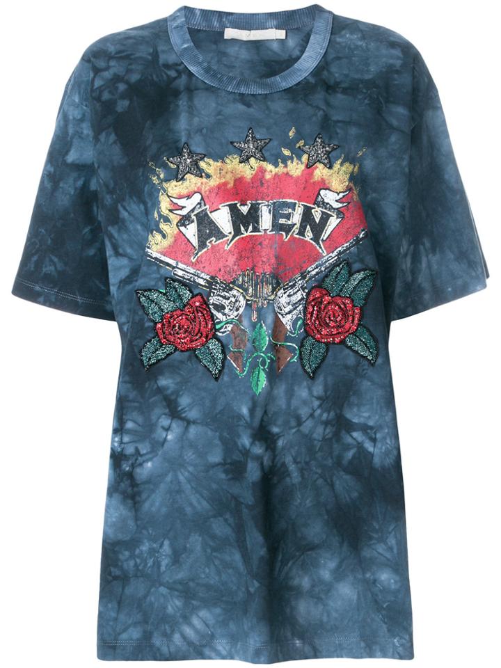 Amen Oversized T-shirt - Blue