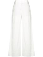 Brunello Cucinelli Wide-leg Trousers - White