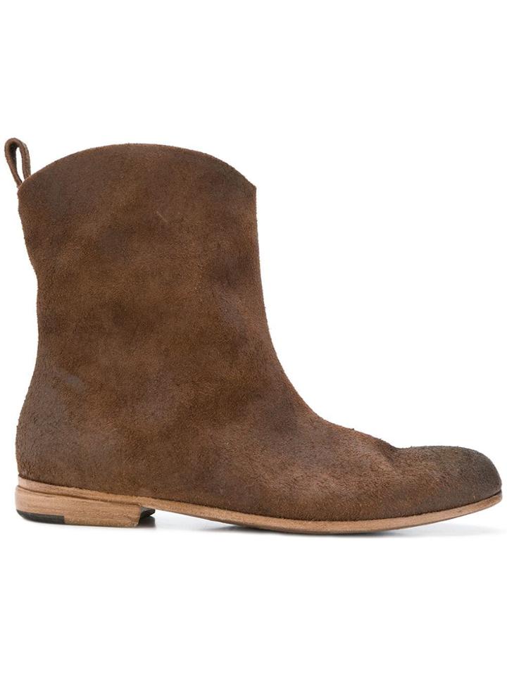 Marsèll Cowboy Mid Calf Boots - Brown