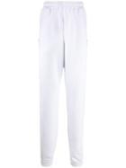 Msgm Logo Panelled Jogging Trousers - White