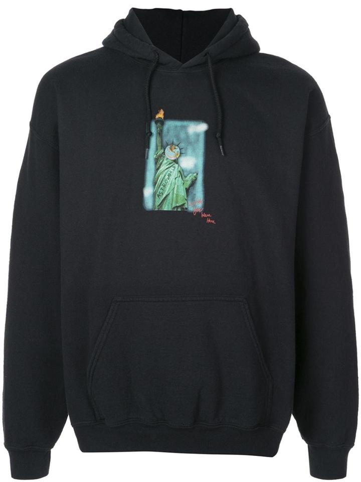 Travis Scott Astroworld Printed Hoodie - Black