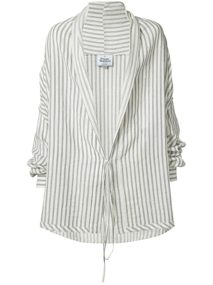 Vivienne Westwood Man Gainsborough Front-tie Shirt - White