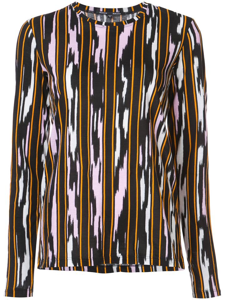 Proenza Schouler - Printed Long Sleeve T-shirt - Women - Cotton - Xs, Cotton